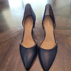 Coach Blossom Women's semi matte calf pumps.  Size 8.5B